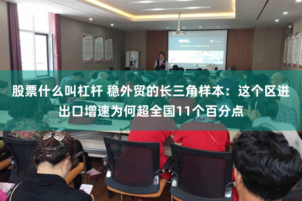 股票什么叫杠杆 稳外贸的长三角样本：这个区进出口增速为何超全国11个百分点