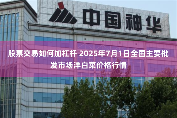 股票交易如何加杠杆 2025年7月1日全国主要批发市场洋白菜价格行情
